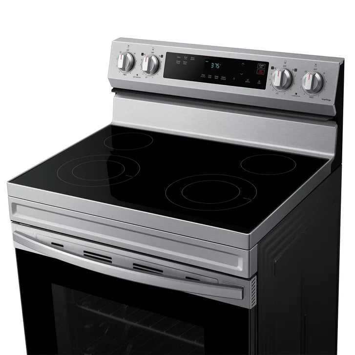 Samsung 30 in. 6.3 cu ft. Stainless Steel Electric Range with Steam Clean and Built-in Wi-Fi