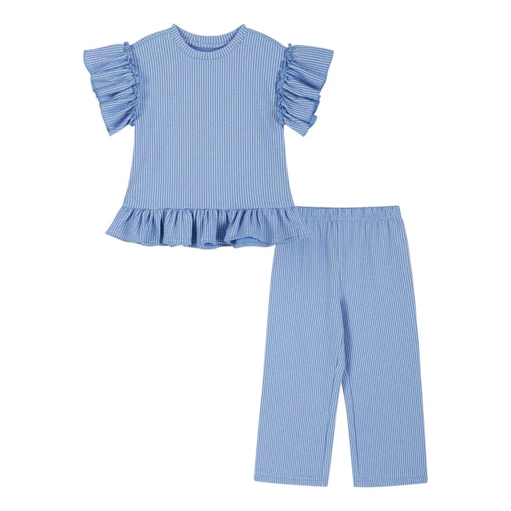 Andy & Evan Girls Textured Knit 2-piece Set