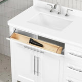 OVE Decors Renfrew Vanity with Quartz Top in White