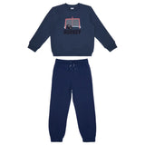 Pekkle Boys' and Girls' Cozy Fuzzy Fleece 2-piece Sweatshirt and Pants Set