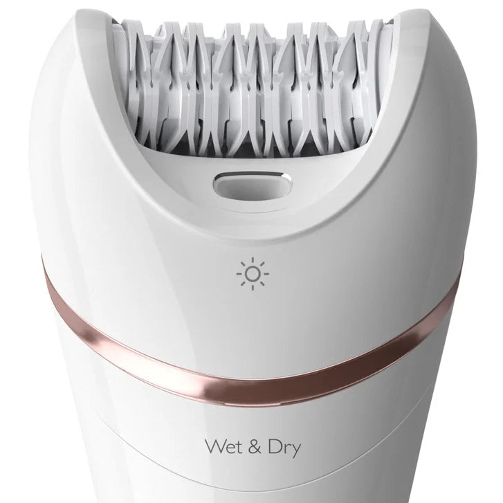 Philips Epilator Series 8000, Electric Hair Removal Device with 5‑in‑1 Shaver, Trimmer, Pedicure & Body Exfoliator