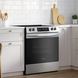 Frigidaire 30 in 5.3 cu ft. Electric 5-Burner Range with Even Baking Technology
