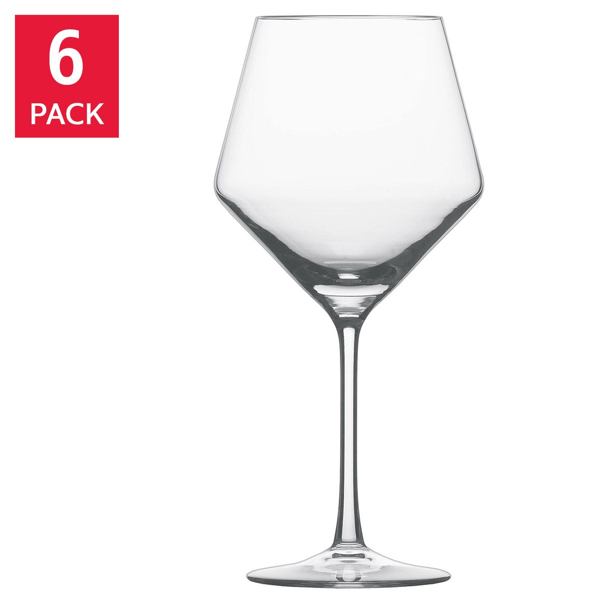 Schott Zwiesel Pure Burgundy 700.9 mL (23.7 oz.) Wine Glass Set, 6-piece