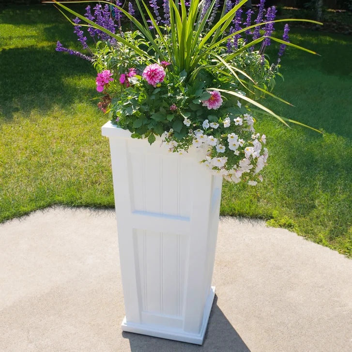 Cape Cod 32in Tall Self Watering Planter