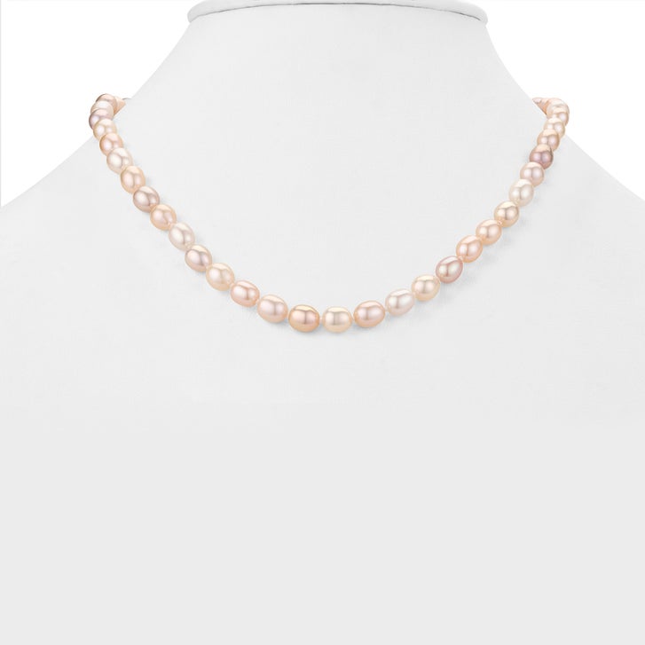 6.5 – 8 mm Cultured Freshwater Pearl Earrings and Necklace Set