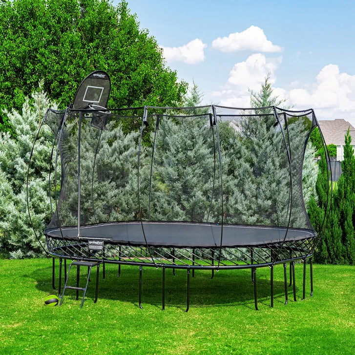 Springfree 11 x 13 ft. Jumbo Rectangle Trampoline Bundle