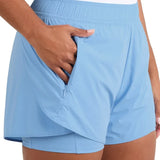 Spyder Women's Woven Active Short with Inner Bike Short