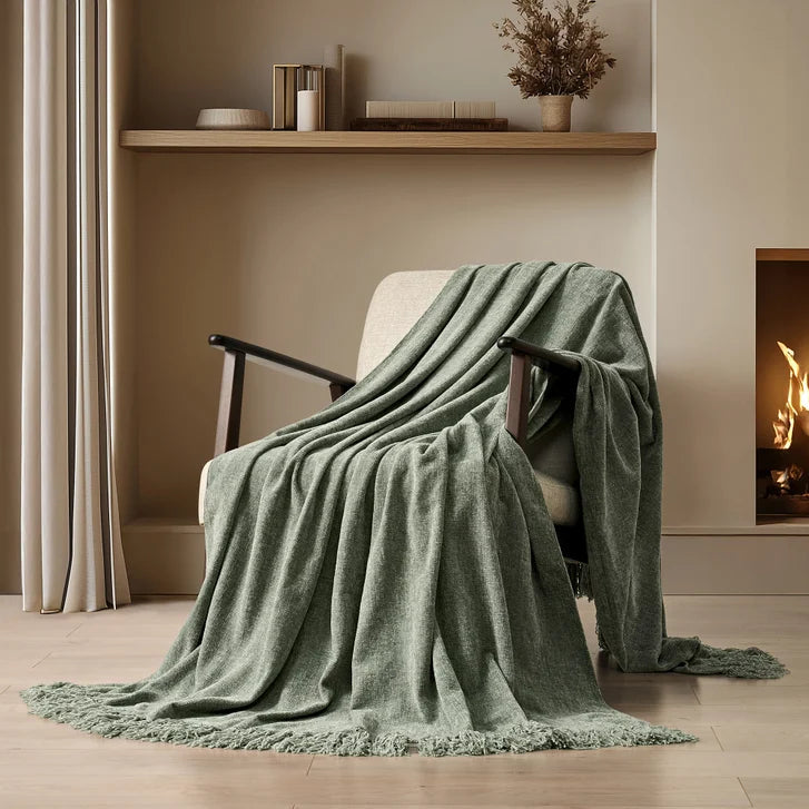 Evergrace Luxe Chenille Throw