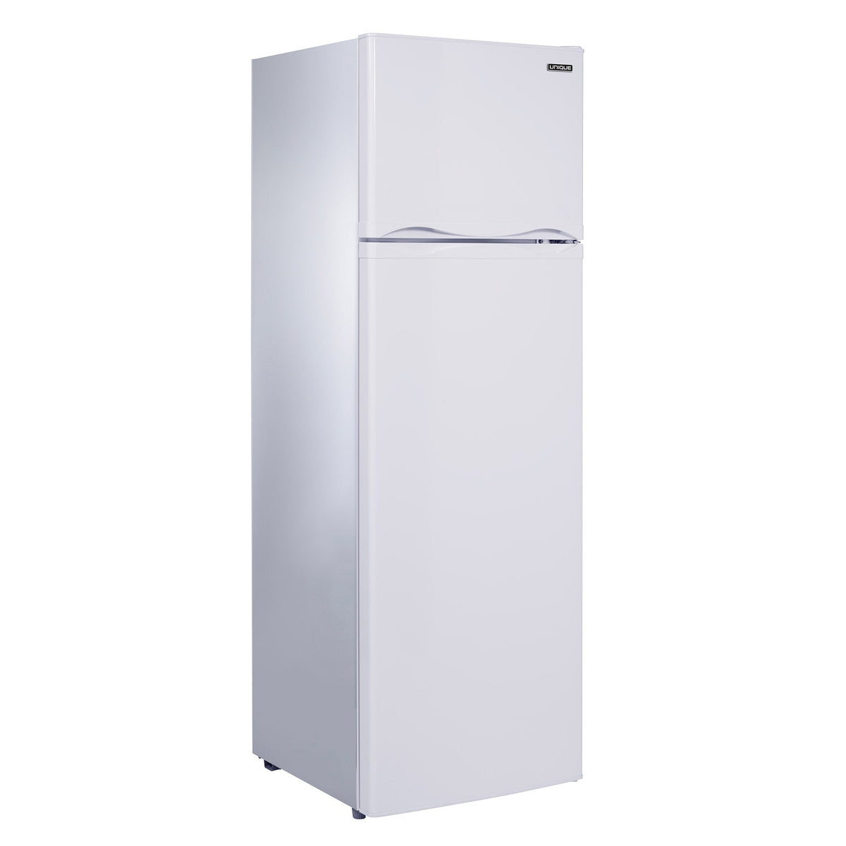Unique 9.0 cu. ft. White Solar Powered Top Mount Refrigerator