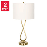 Arlo Scroll Table Lamp, 2-pack
