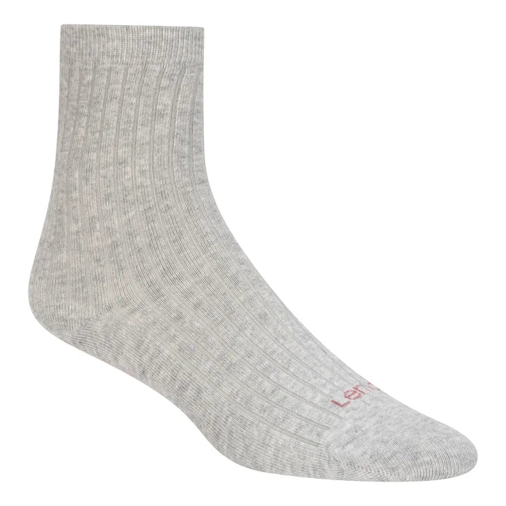 Lemon Casual Ribbed Low Crew Socks, 10-pack