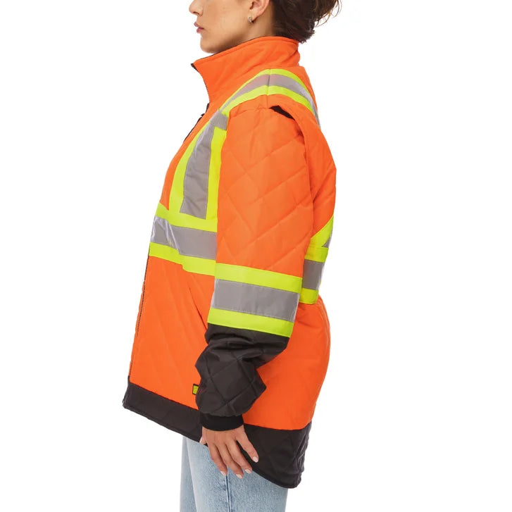 Holmes Workwear High-visibility Quilted Freezer Jacket