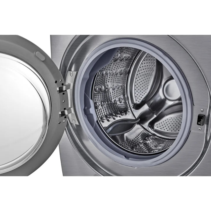 LG Laundry Bundle 5.2 cu ft. Front Load Washer and 7.4 cu ft. Electric Dryer with Stacking Kit