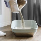 Litter Genie Platinum Stainless Steel Litter Box and Mat Bundle