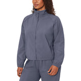 Mondetta Women's Active Full-Zip Tricot Jacket