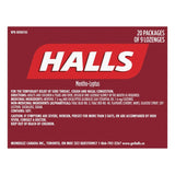 Halls Cherry Flavour Cough Drops, 20 × 9 lozenges
