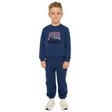 Pekkle Boys' and Girls' Cozy Fuzzy Fleece 2-piece Sweatshirt and Pants Set