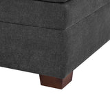 Thomasville Tisdale Tufted 6-piece Fabric Sectional with Storage Ottoman