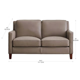 Prospera Home West Park Top Grain Leather Sofa, Loveseat and Chair