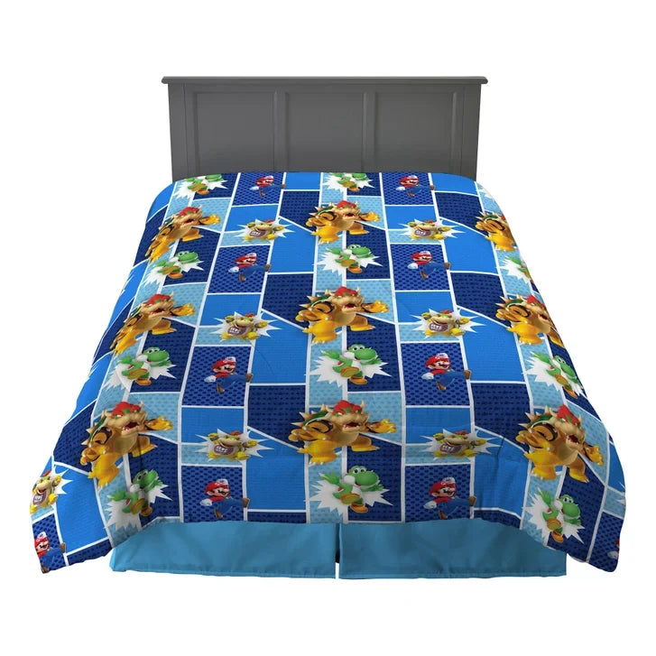 Super Mario 4-piece Twin Bedding Set