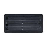 Manor House Black Low Profile Scroll Design Floor Registers, 4-pack