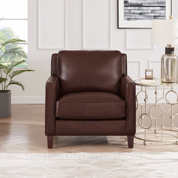 Prospera Home West Park Top Grain Leather Sofa, Loveseat and Chair