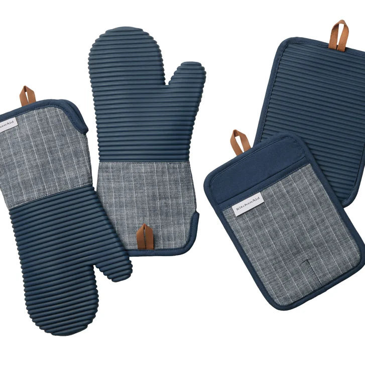 KitchenAid 4-piece Oven Mitt and Potholder Set