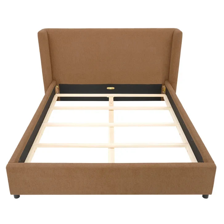 Caroline Upholstered Platform Queen Bed