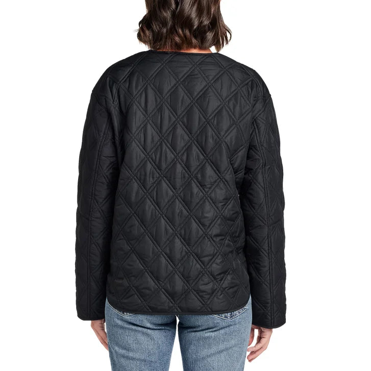 Weatherproof Women's Collarless Quilted Jacket