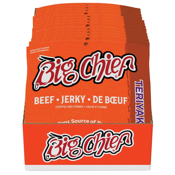 Big Chief Beef Jerky, 12 × 80 g