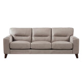 Prospera Home Sorena Top-grain Leather Sofa and 2 Chairs