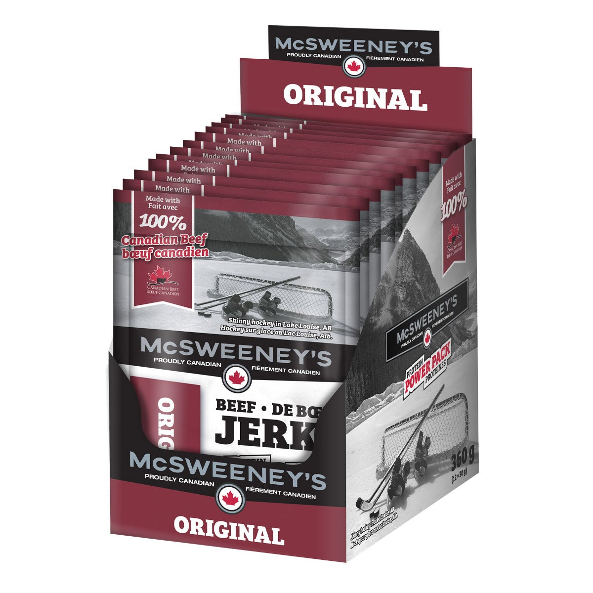 McSweeney's Original Beef Jerky, 12 × 30 g