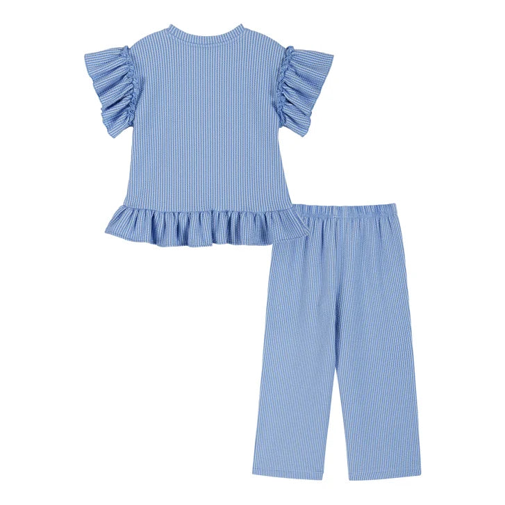 Andy & Evan Girls Textured Knit 2-piece Set