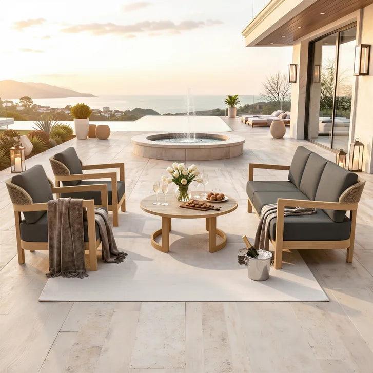 Amalfi 4-piece Patio Conversation Set