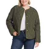 Weatherproof Women's Collarless Quilted Jacket