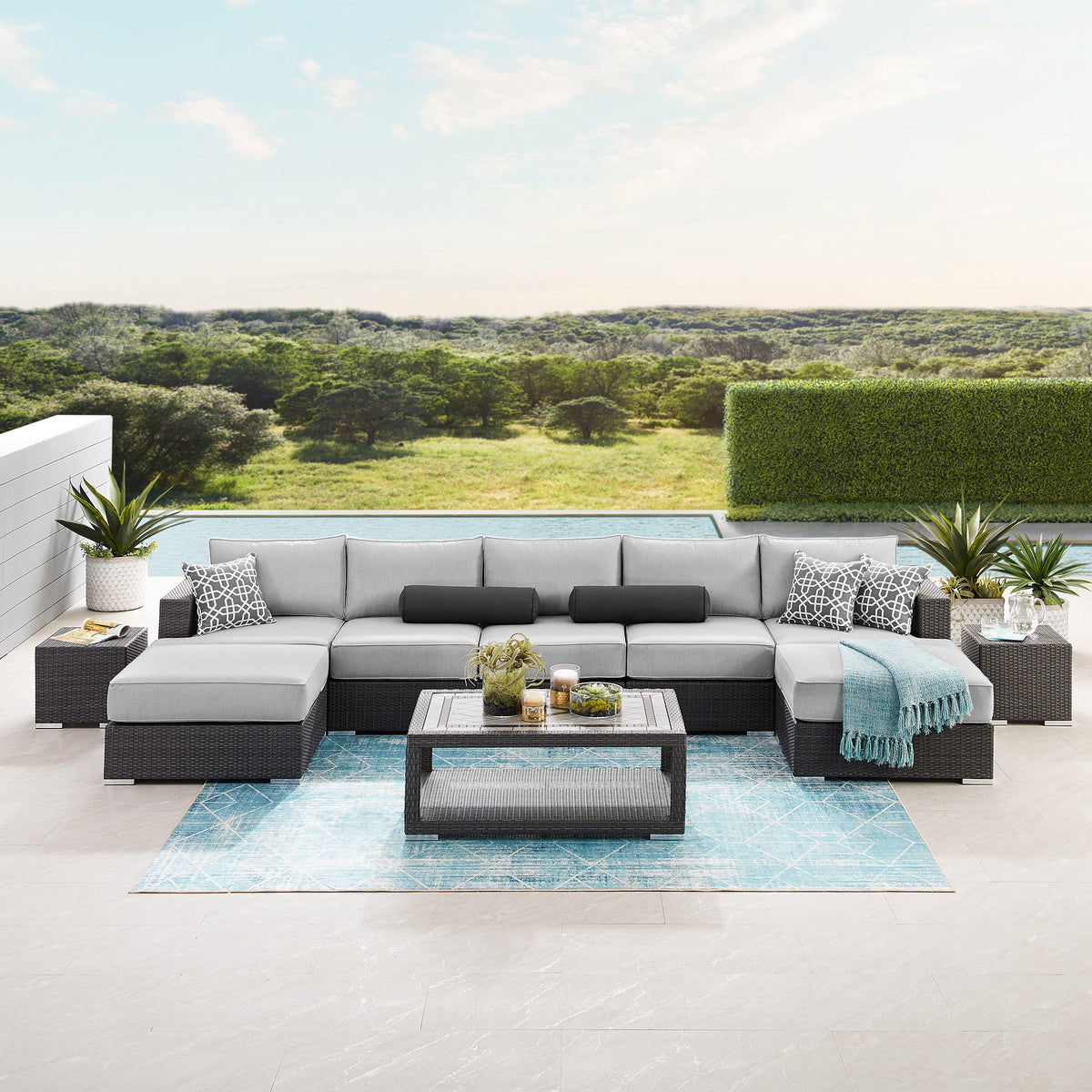 Niko 10-piece Patio Sectional Conversation Set