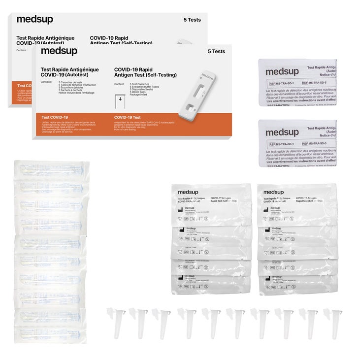 Medsup COVID-19 Rapid Antigen Test (Self-Testing), 2 x 5 Tests