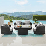 Niko 5-piece Patio Conversation Set with Fire Table