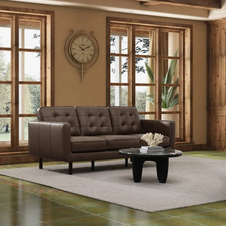 Simon Li – Top Grain Leather Sofa