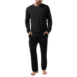 Layer Zero Men's Stretch 2-piece Lounge Set – Long Sleeve & Tapered Pant