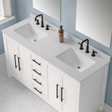OVE Decors Eliot 60 in. Vanity with Quartz Countertop