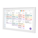 Skylight 15 in. White Smart Touchscreen Calendar and Organizer