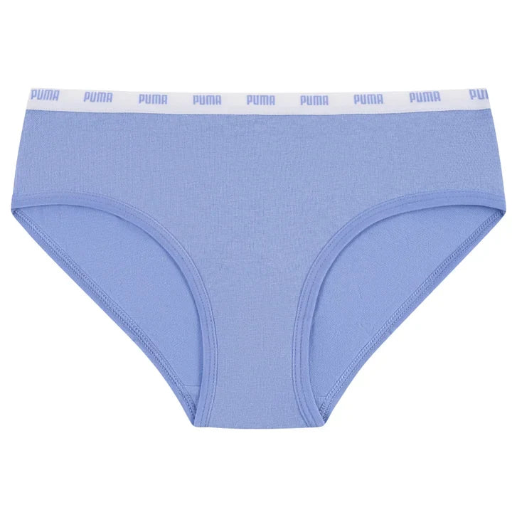 Puma Girls' Cotton Blend Bikini Underwear, 11-Pack