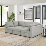 Thomasville Tisdale 6-piece Fabric Sectional with Storage Ottoman