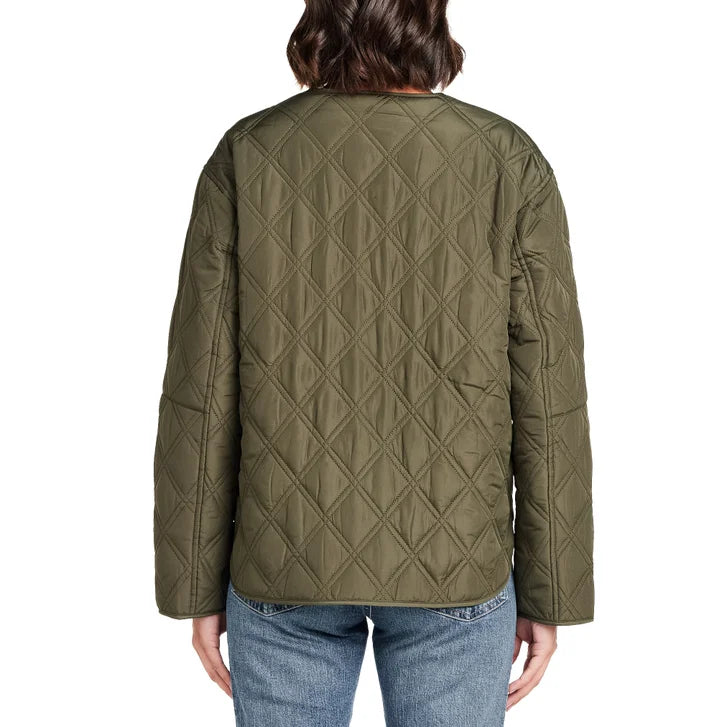 Weatherproof Women's Collarless Quilted Jacket