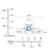 Cushion Cut Diamond Solitaire Ring (1.00 ct)