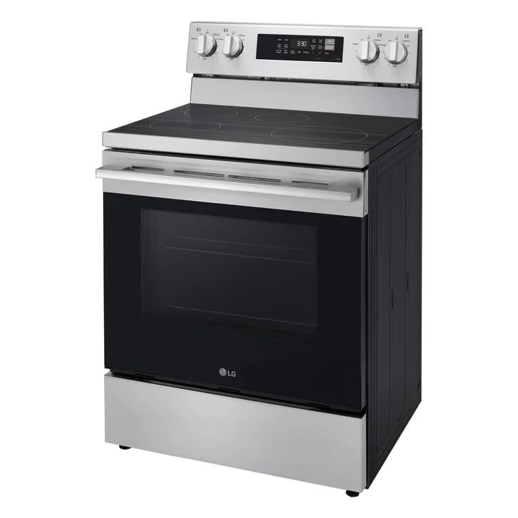 LG 30 in. 6.3 cu ft. Stainless Steel Freestanding Range with ProBake Convection and AirFry