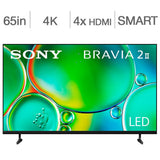 Sony 65" Class - BRAVIA 2 II Series - 4K HDR LED TV