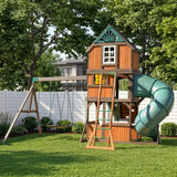 KidKraft Flagstaff Fort Swing Set