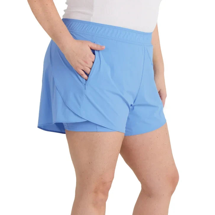 Spyder Women's Woven Active Short with Inner Bike Short